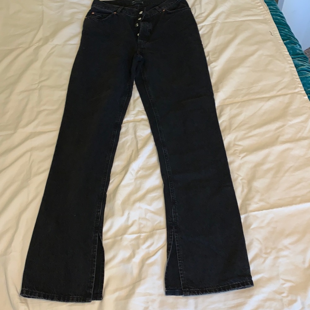 Tall jeans, 32/38, black